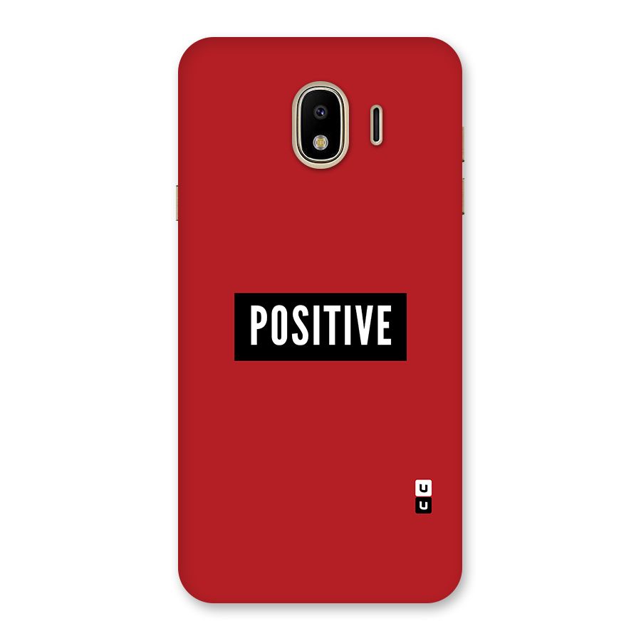 Stay Positive Back Case for Galaxy J4