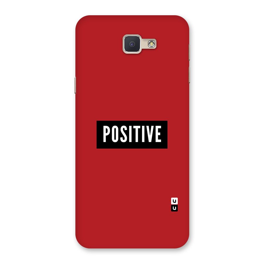 Stay Positive Back Case for Galaxy J5 Prime