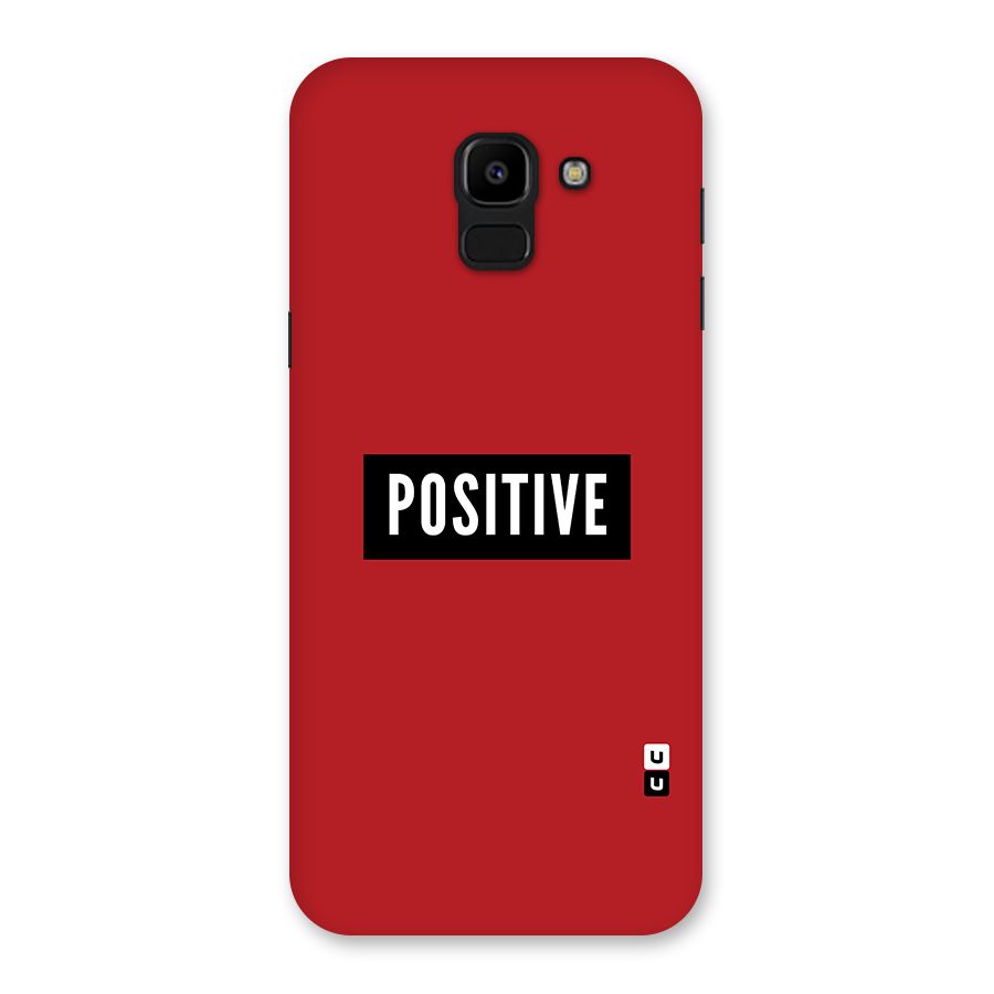 Stay Positive Back Case for Galaxy J6