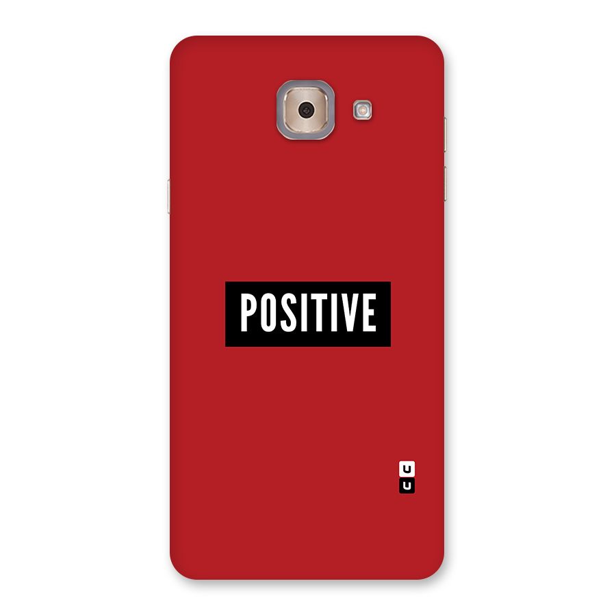 Stay Positive Back Case for Galaxy J7 Max