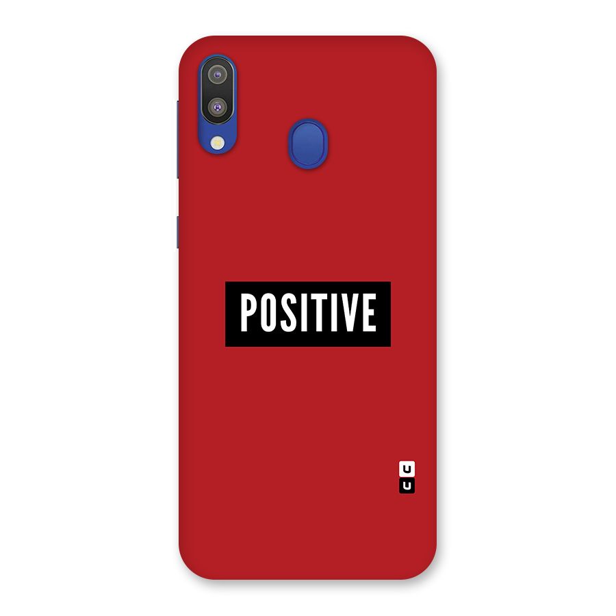 Stay Positive Back Case for Galaxy M20