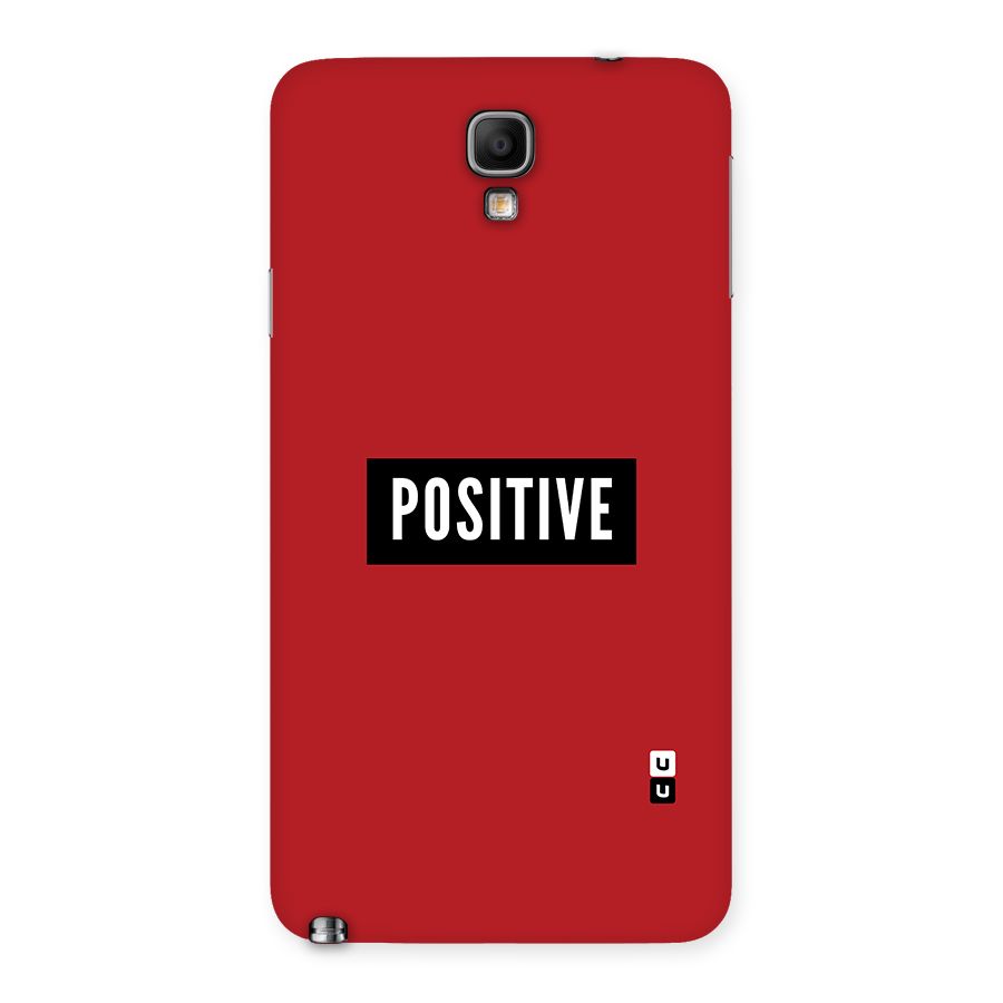 Stay Positive Back Case for Galaxy Note 3 Neo