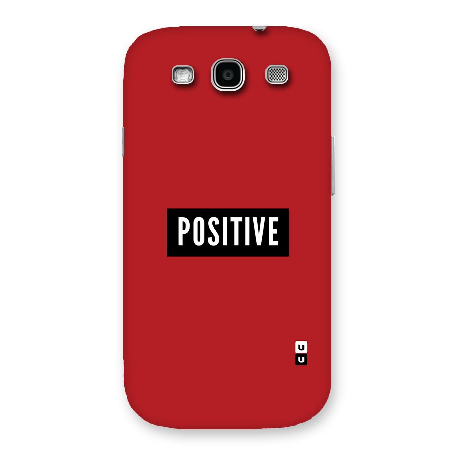 Stay Positive Back Case for Galaxy S3