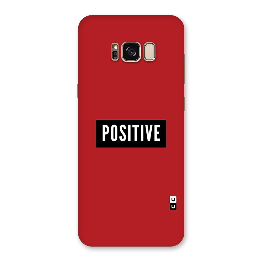 Stay Positive Back Case for Galaxy S8 Plus