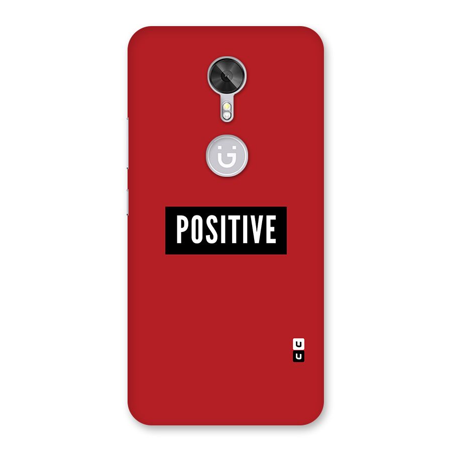 Stay Positive Back Case for Gionee A1