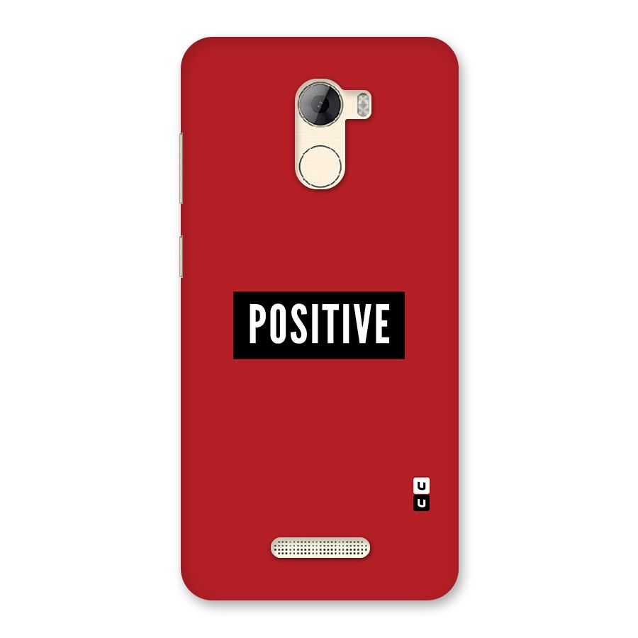 Stay Positive Back Case for Gionee A1 LIte