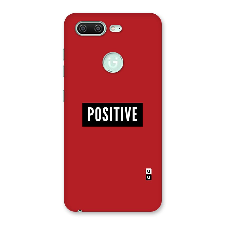 Stay Positive Back Case for Gionee S10