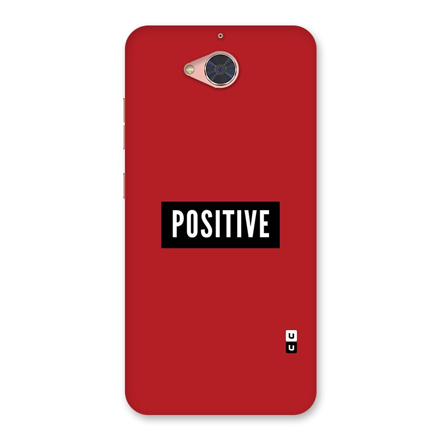 Stay Positive Back Case for Gionee S6 Pro