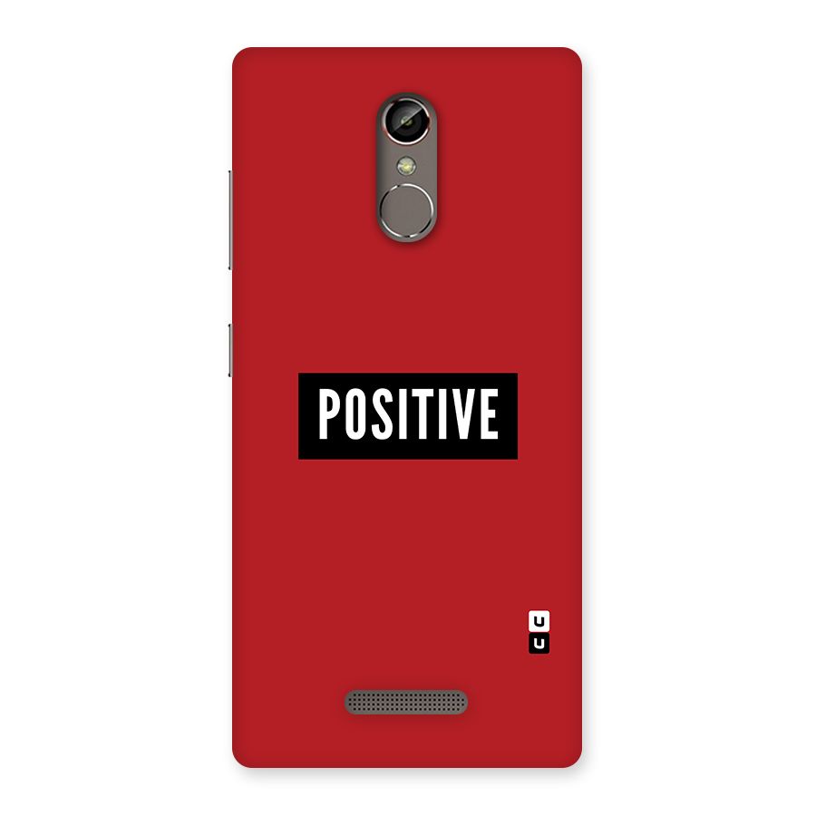 Stay Positive Back Case for Gionee S6s