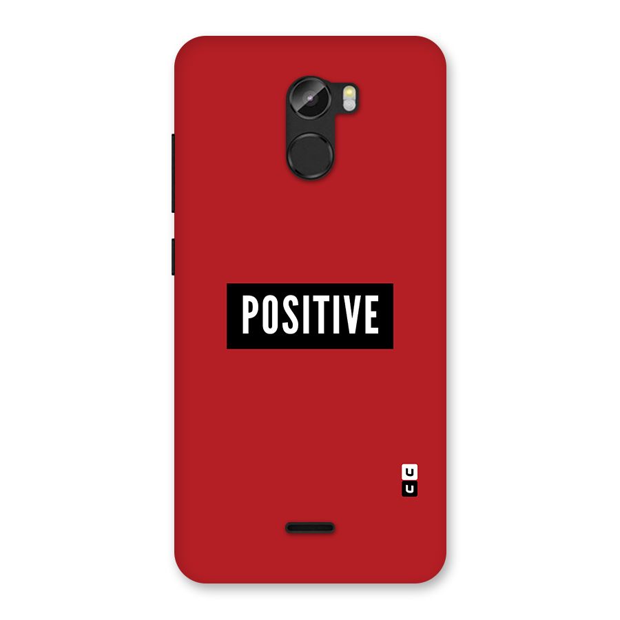 Stay Positive Back Case for Gionee X1