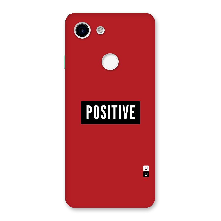 Stay Positive Back Case for Google Pixel 3