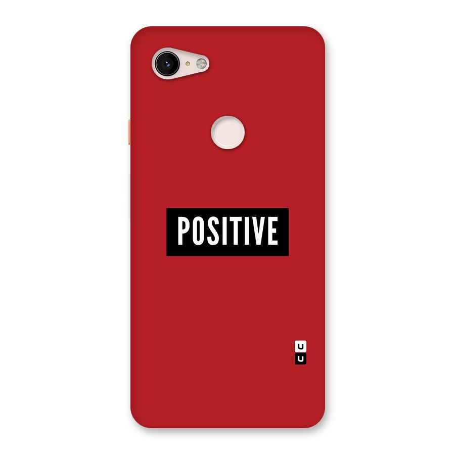 Stay Positive Back Case for Google Pixel 3 XL