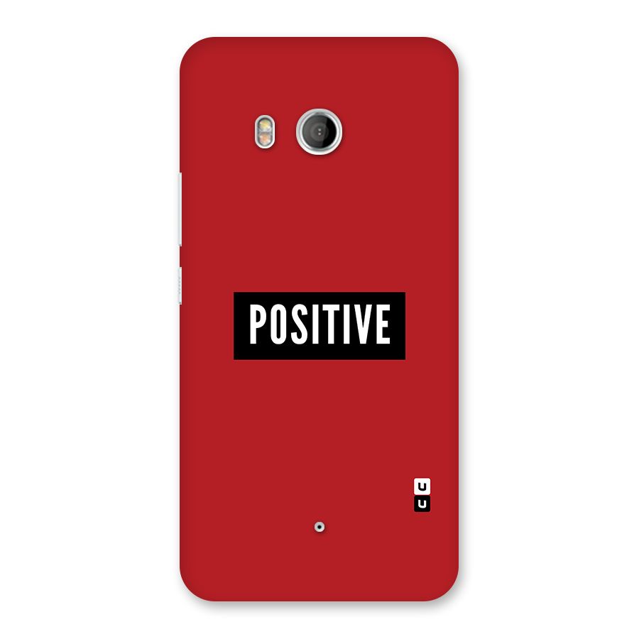 Stay Positive Back Case for HTC U11