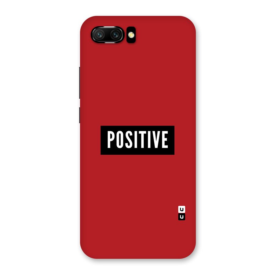 Stay Positive Back Case for Honor 10