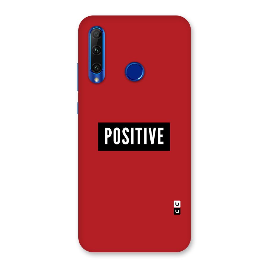 Stay Positive Back Case for Honor 20i