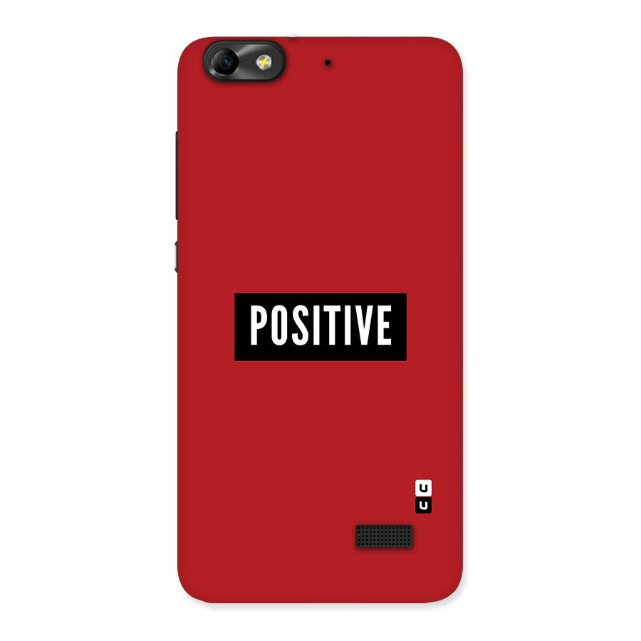 Stay Positive Back Case for Honor 4C