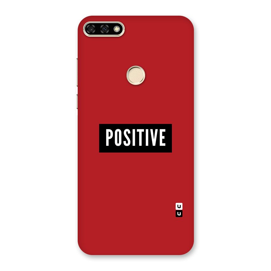 Stay Positive Back Case for Honor 7A