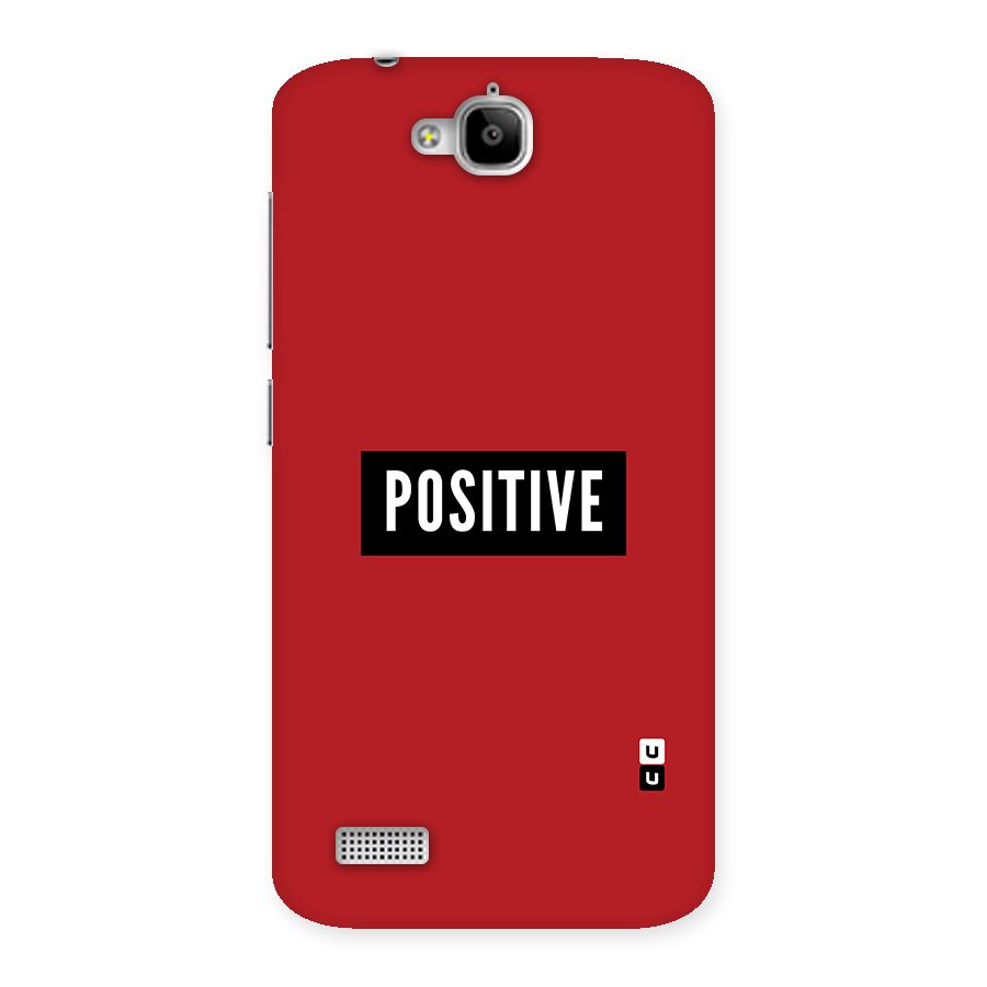 Stay Positive Back Case for Honor Holly