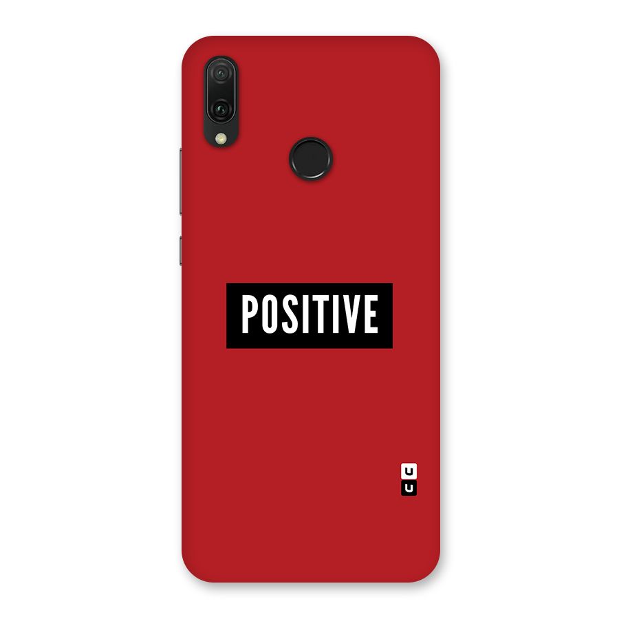 Stay Positive Back Case for Huawei Y9 (2019)