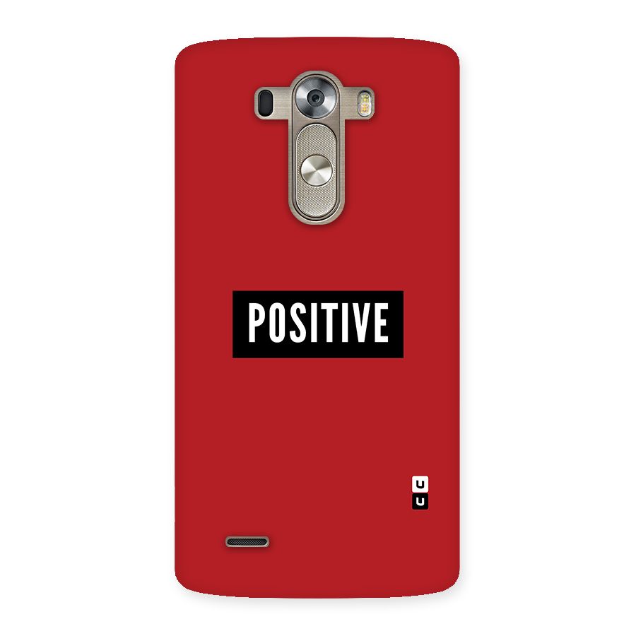 Stay Positive Back Case for LG G3