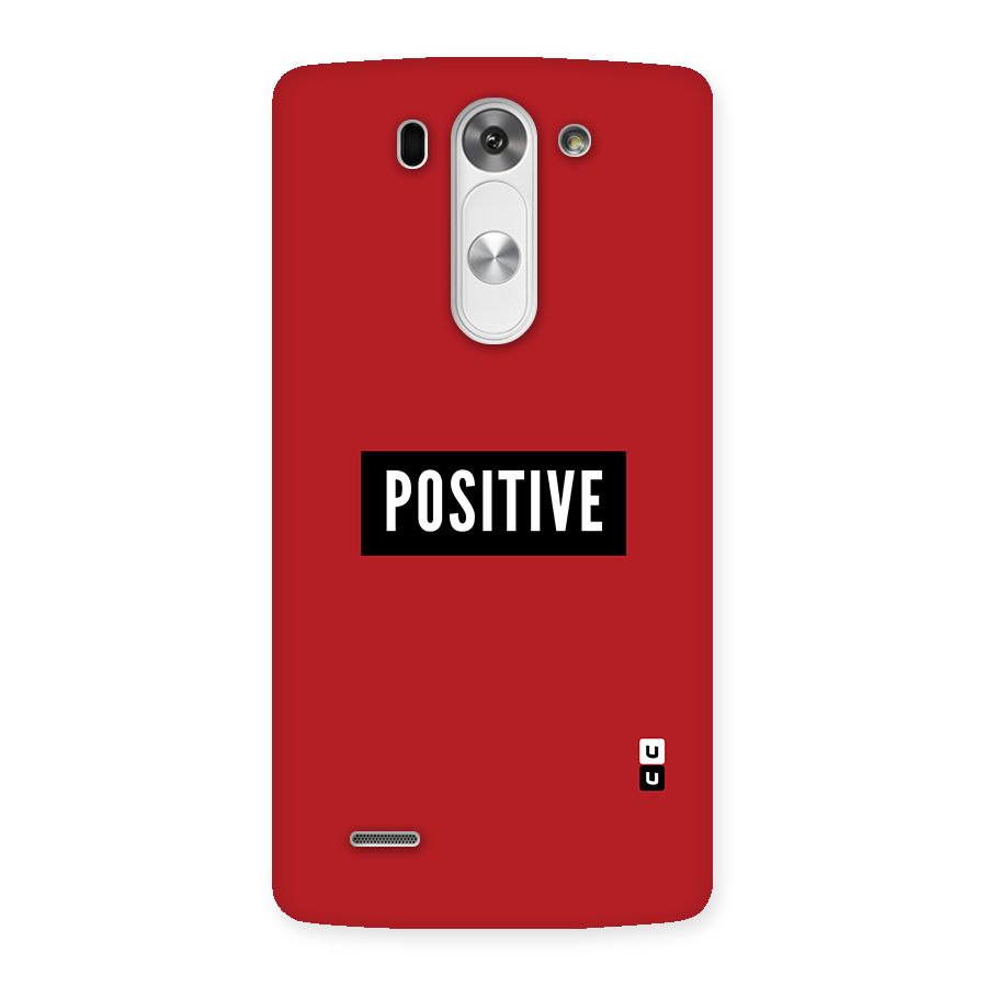 Stay Positive Back Case for LG G3 Mini