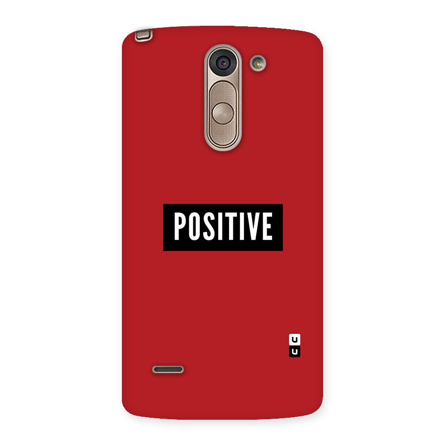 Stay Positive Back Case for LG G3 Stylus
