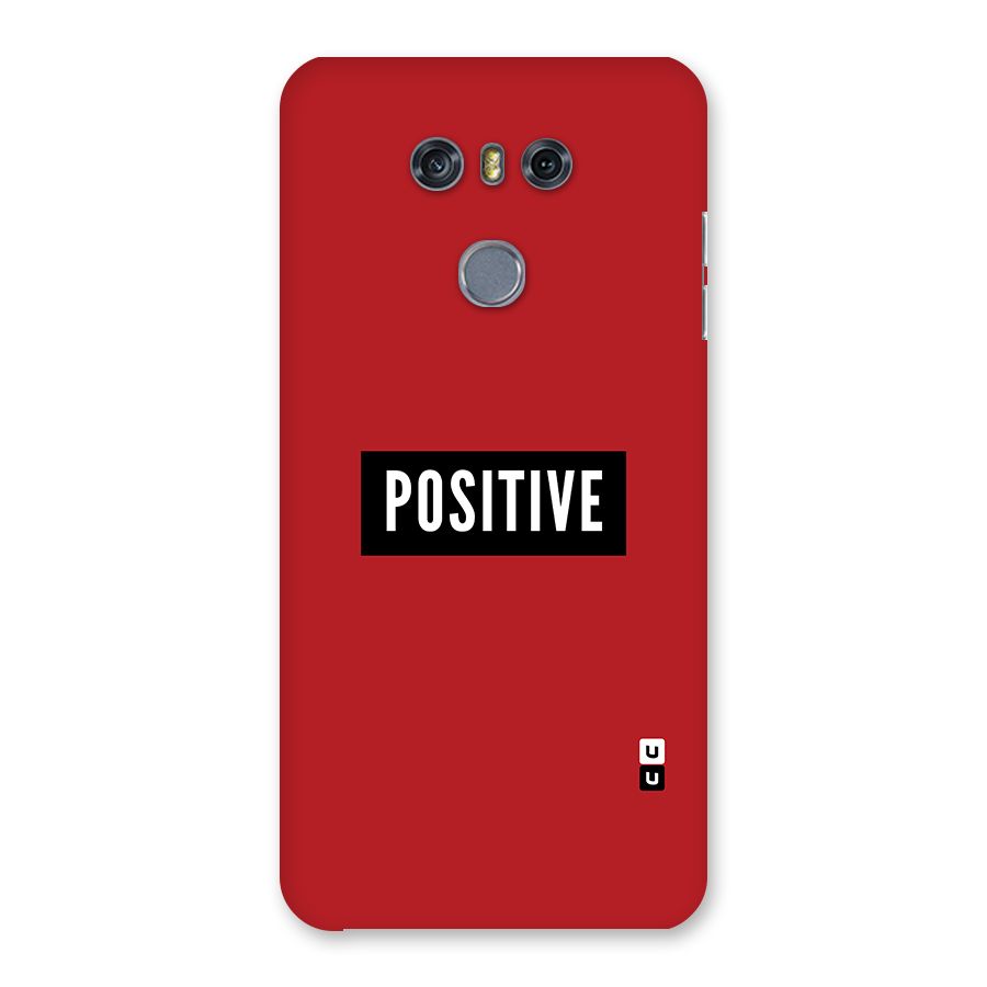 Stay Positive Back Case for LG G6