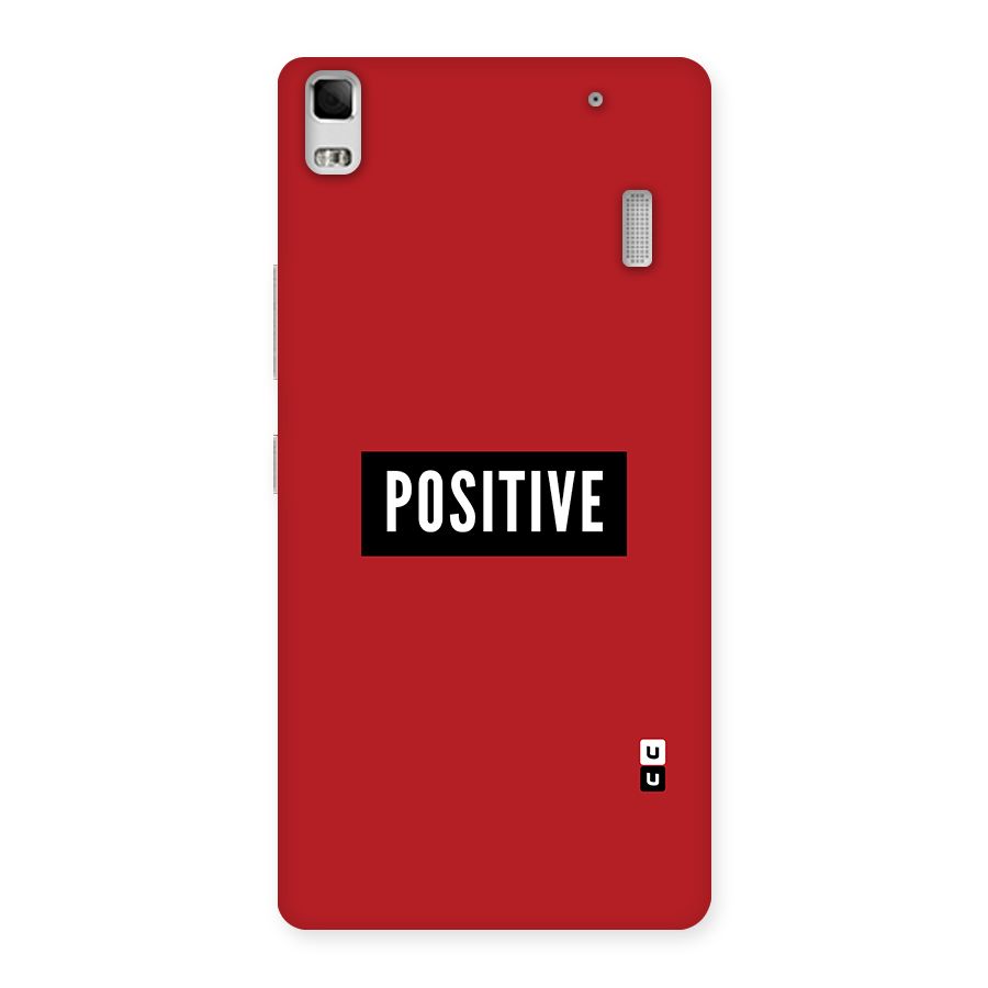 Stay Positive Back Case for Lenovo K3 Note