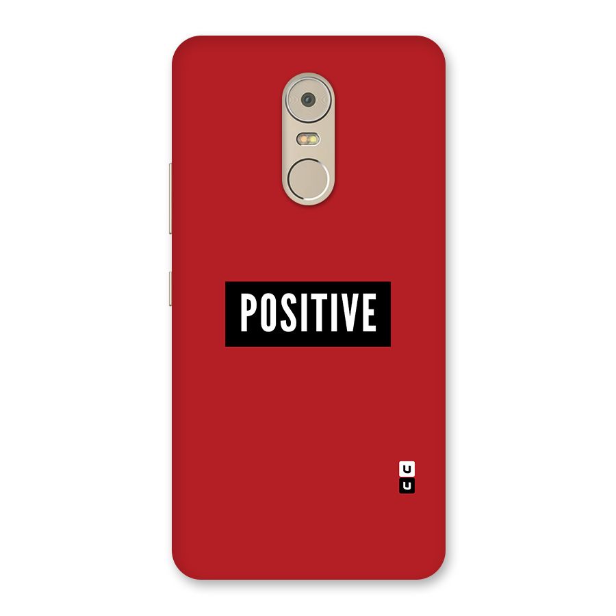 Stay Positive Back Case for Lenovo K6 Note