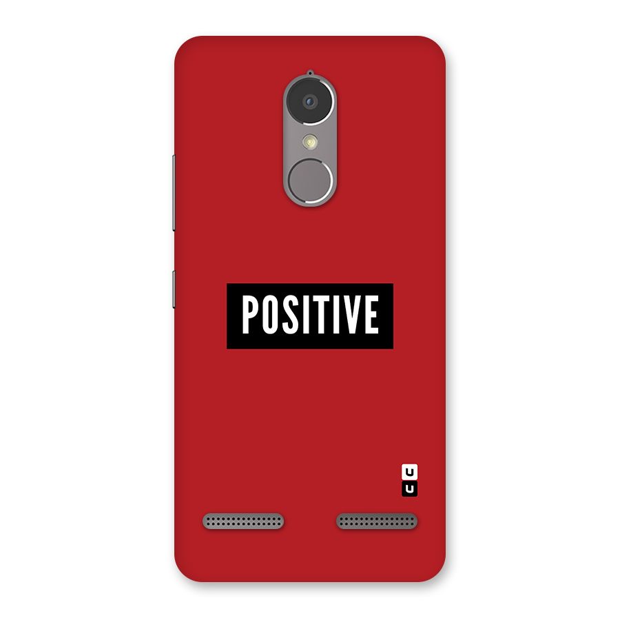 Stay Positive Back Case for Lenovo K6 Power