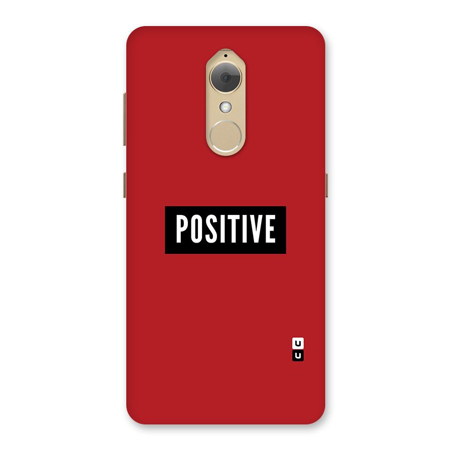 Stay Positive Back Case for Lenovo K8