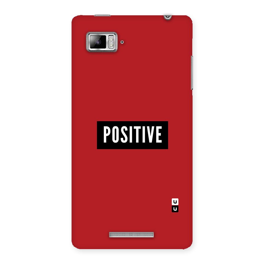 Stay Positive Back Case for Lenovo Vibe Z K910