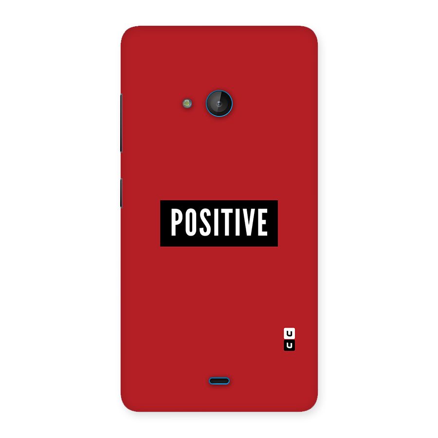Stay Positive Back Case for Lumia 540