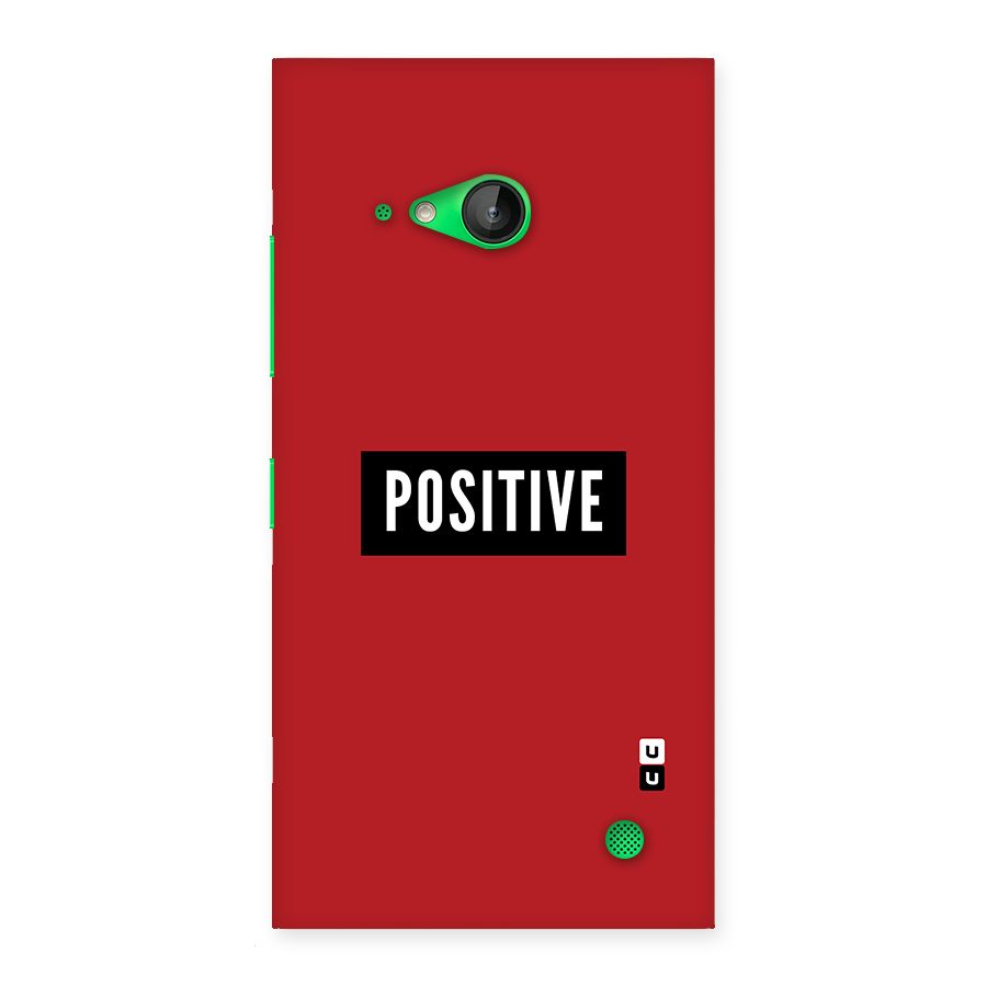 Stay Positive Back Case for Lumia 730