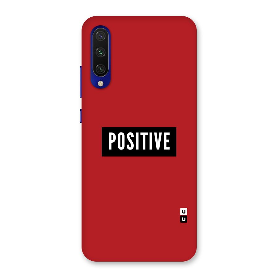 Stay Positive Back Case for Mi A3