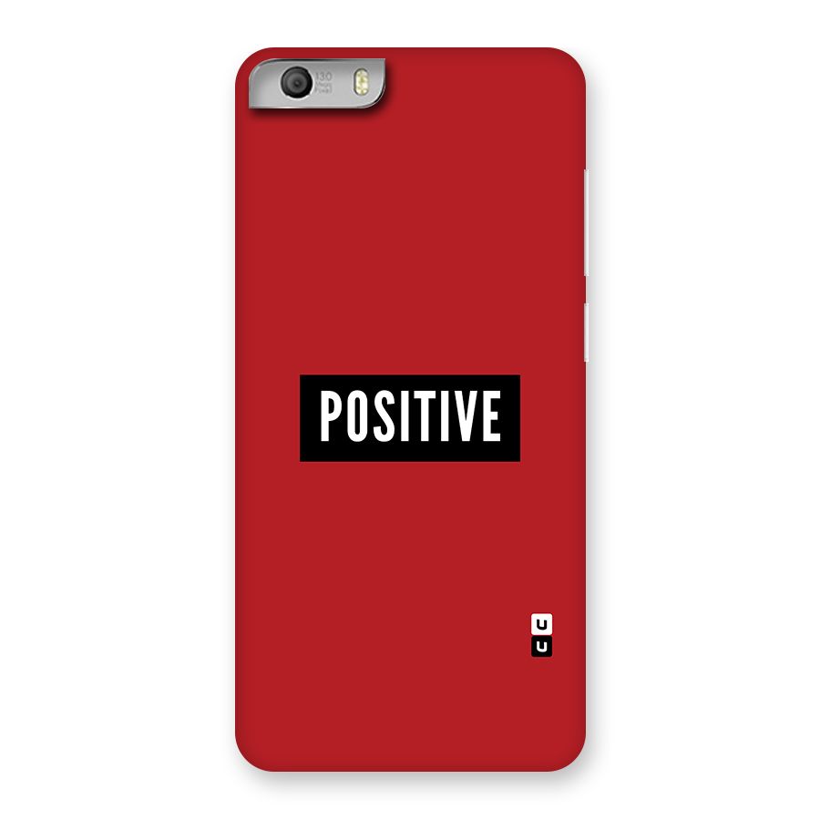 Stay Positive Back Case for Micromax Canvas Knight 2