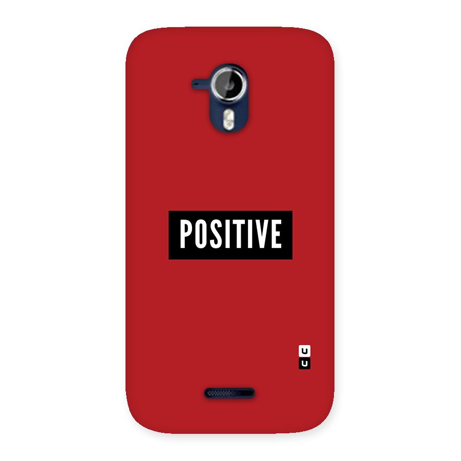 Stay Positive Back Case for Micromax Canvas Magnus A117