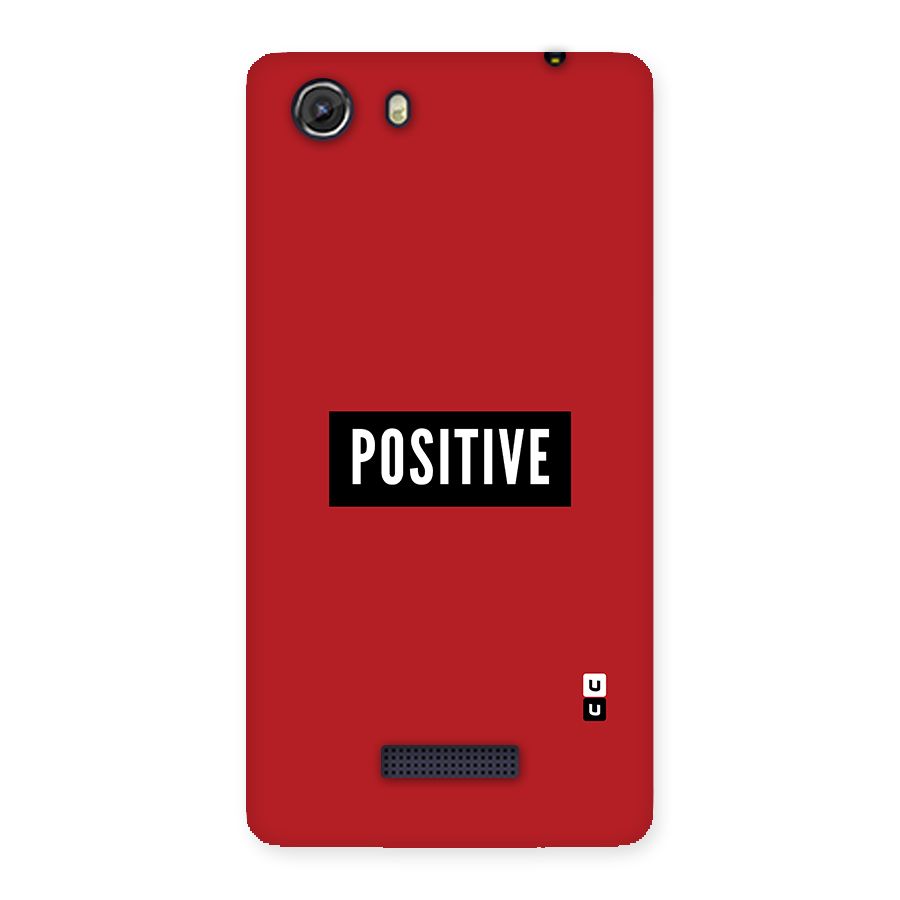 Stay Positive Back Case for Micromax Unite 3
