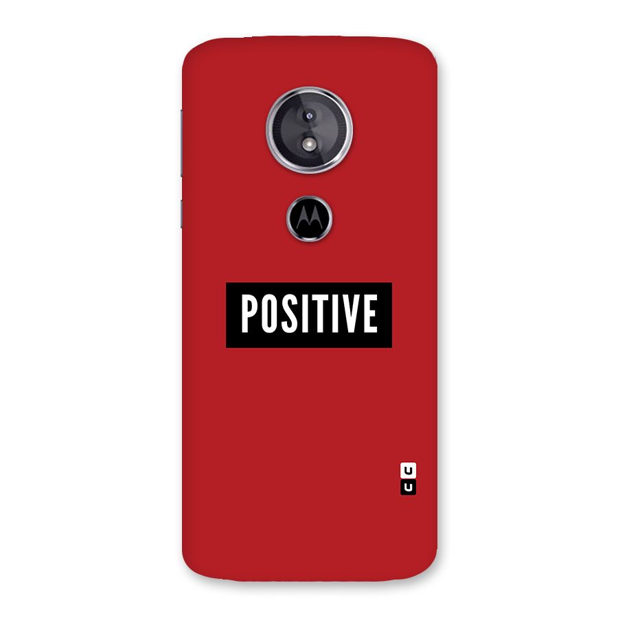 Stay Positive Back Case for Moto E5