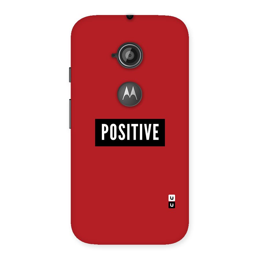 Stay Positive Back Case for Moto E 2nd Gen