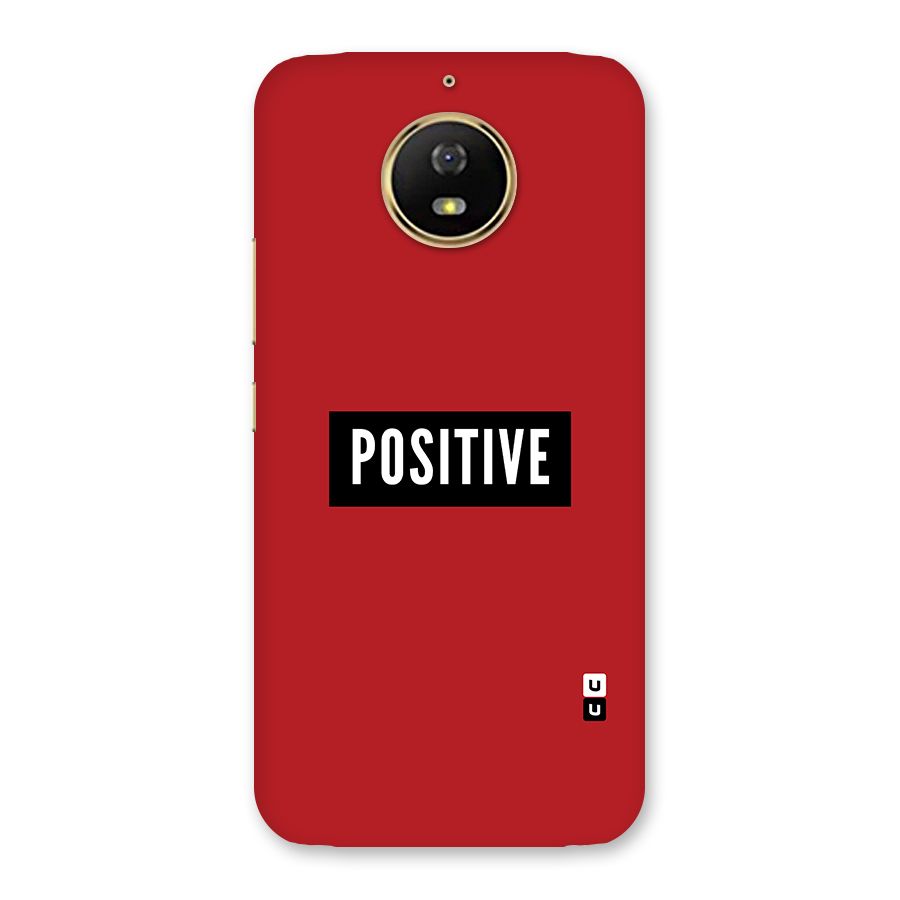 Stay Positive Back Case for Moto G5s