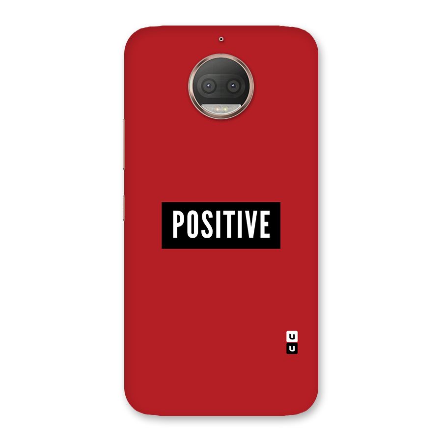 Stay Positive Back Case for Moto G5s Plus
