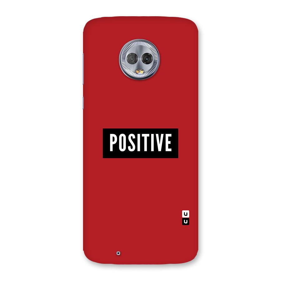 Stay Positive Back Case for Moto G6