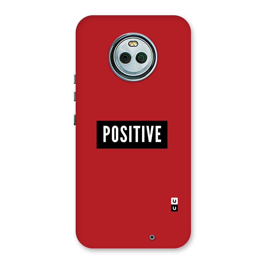 Stay Positive Back Case for Moto X4