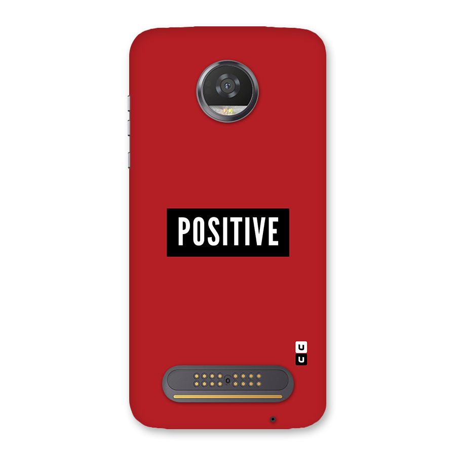 Stay Positive Back Case for Moto Z2 Play