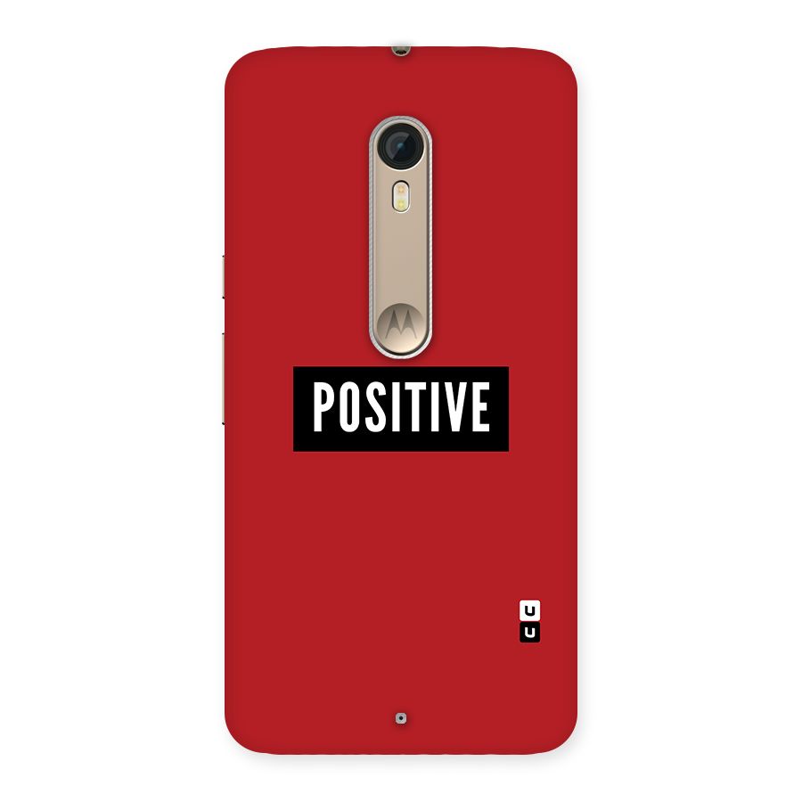 Stay Positive Back Case for Motorola Moto X Style