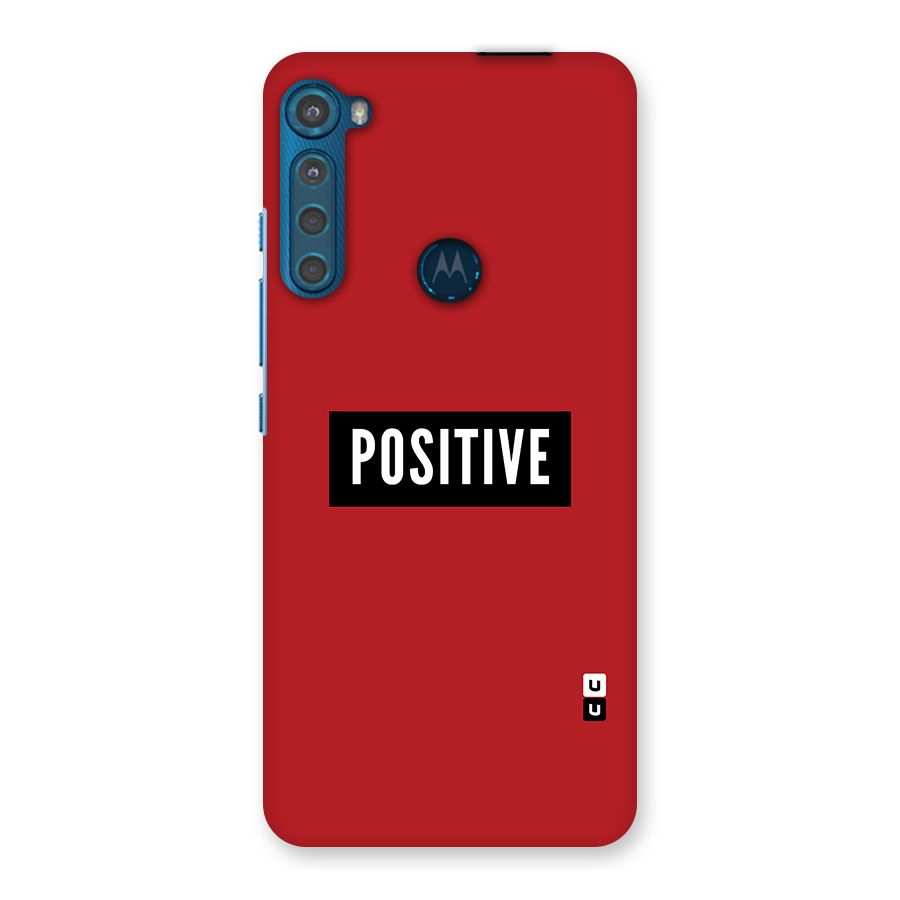 Stay Positive Back Case for Motorola One Fusion Plus