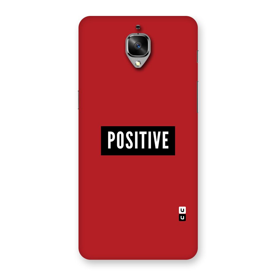 Stay Positive Back Case for OnePlus 3