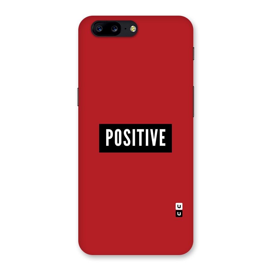 Stay Positive Back Case for OnePlus 5
