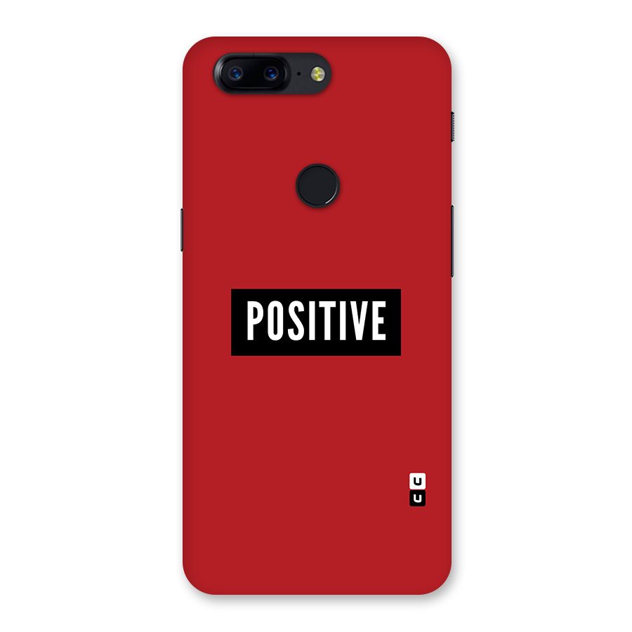 Stay Positive Back Case for OnePlus 5T